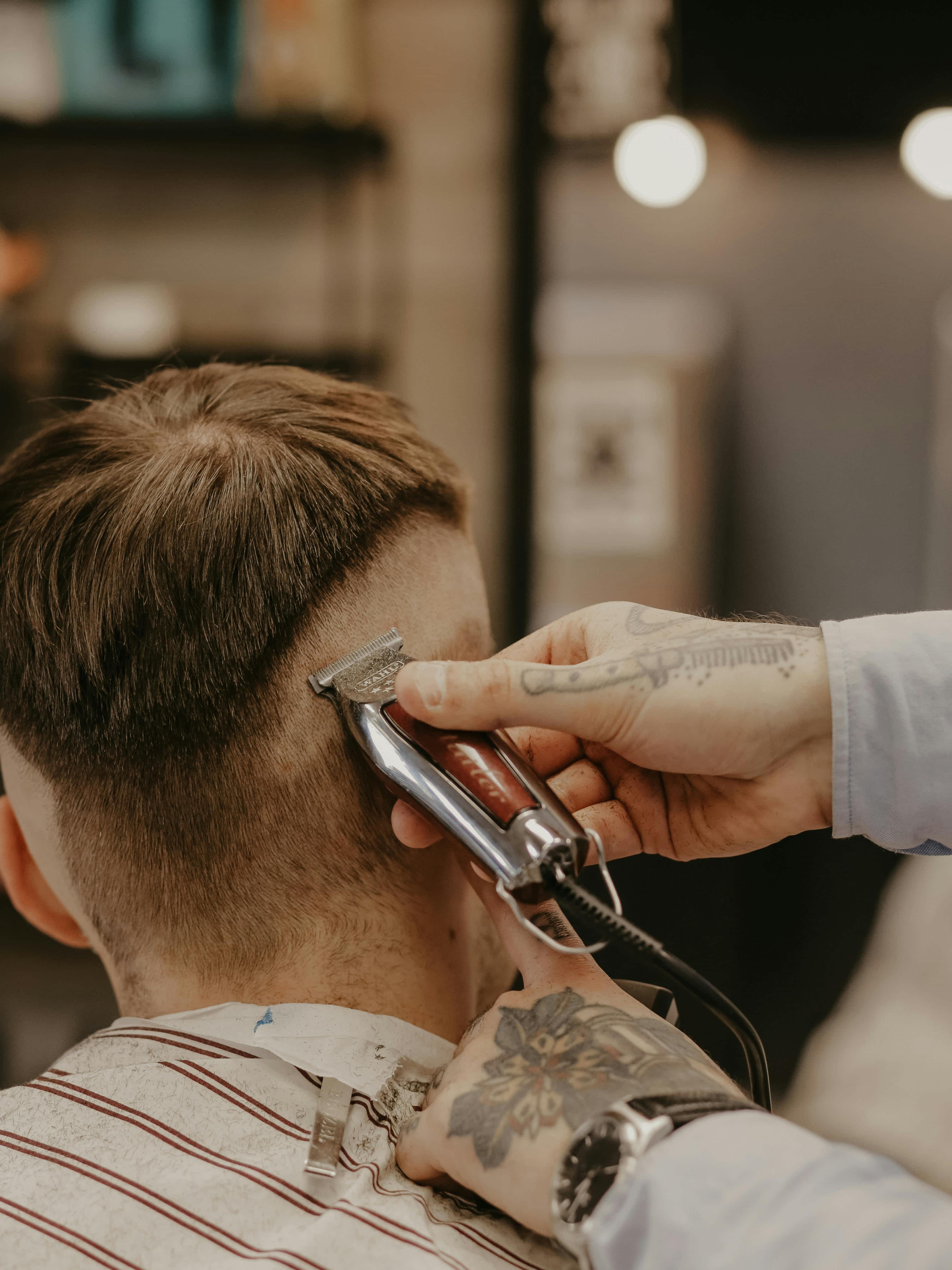 Classic Fade Haircut Style - Vintage Barber Shop